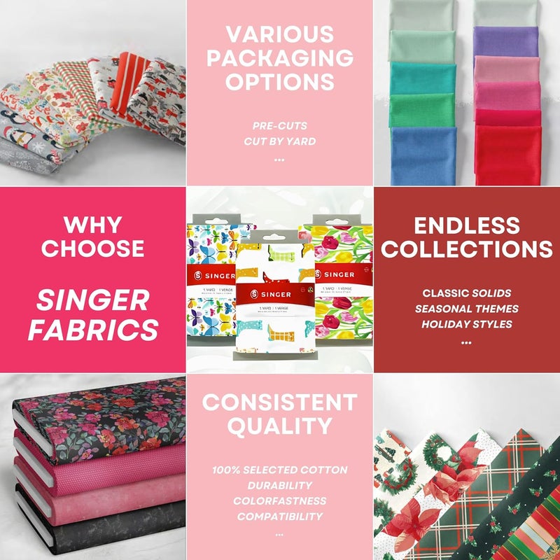 SINGER Fabric, 100% Cotton, Orange Tiger, Cut by The Yard - Image 4